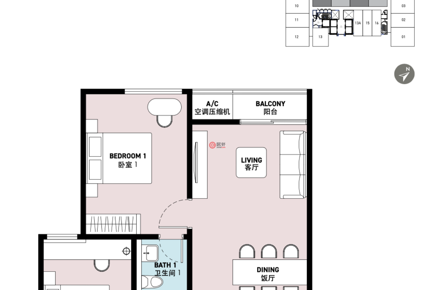 马来西亚Wilayah Persekutuan Kuala LumpurKuala Lumpur的公寓，Jalan Hang Tuah，编号72388178