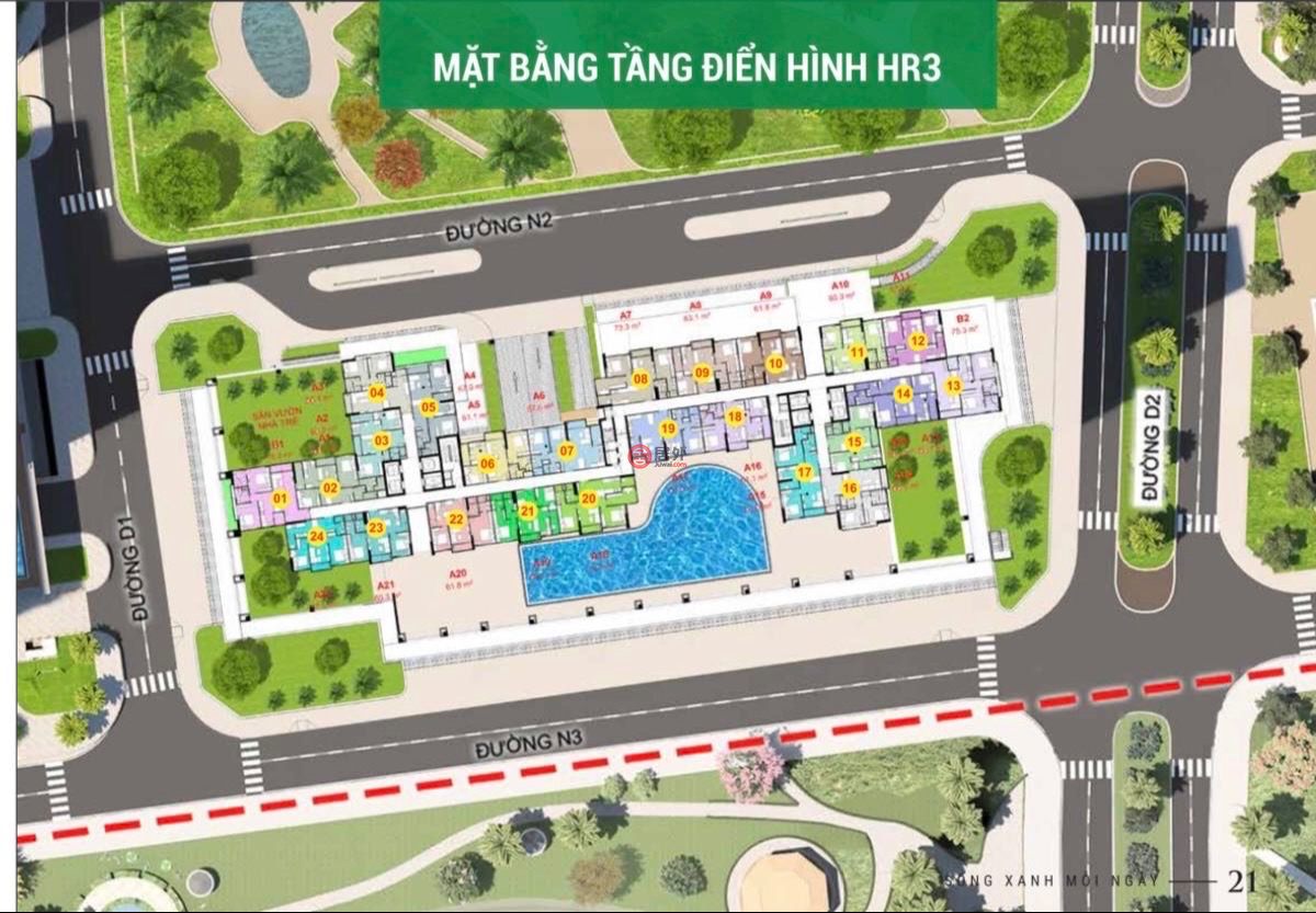 越南Hồ Chí Minh cityHo Chi Minh的公寓，Nguyễn Văn Linh Street，编号71353229