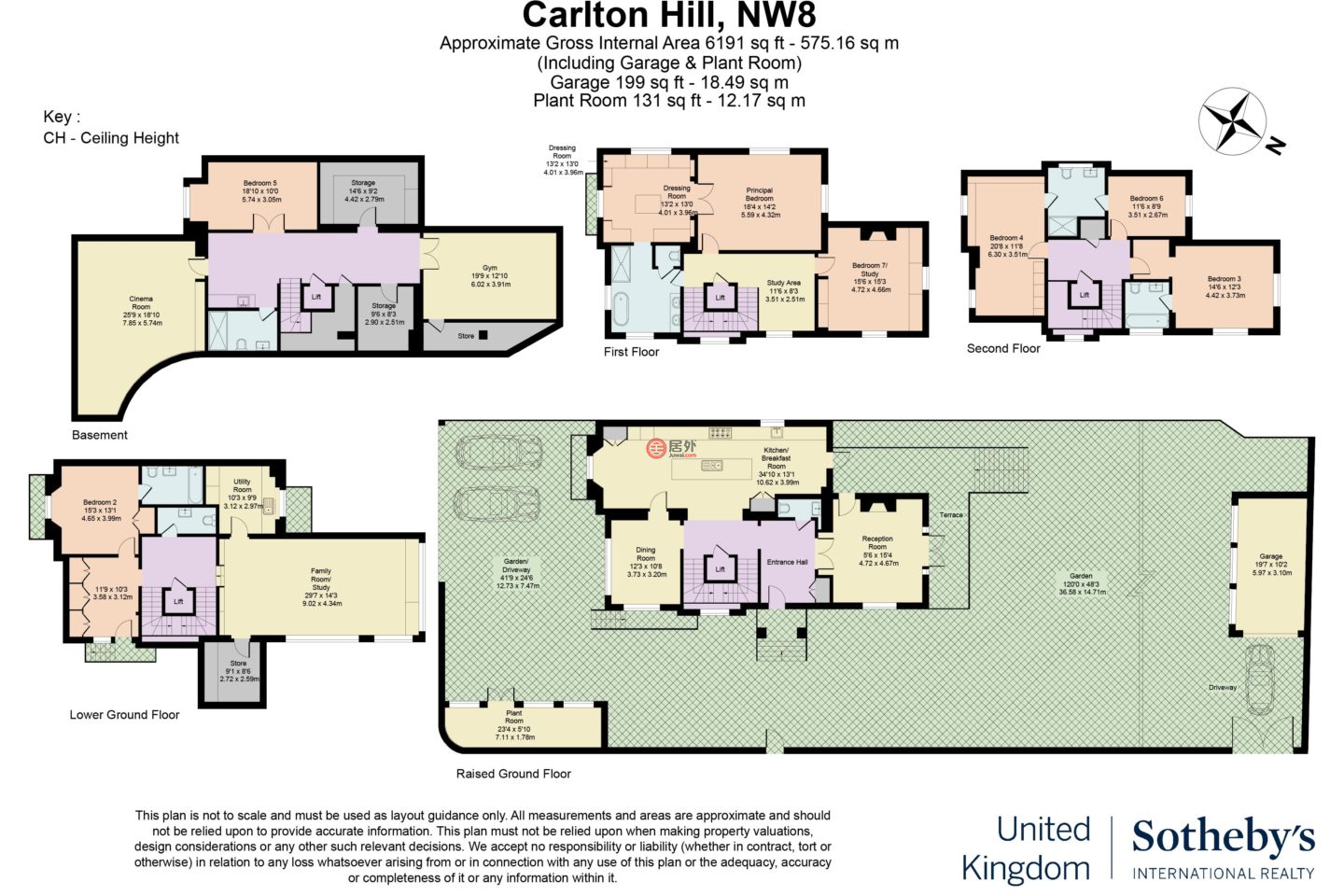 英国英格兰伦敦的独栋别墅，Carlton Hill，编号77940481