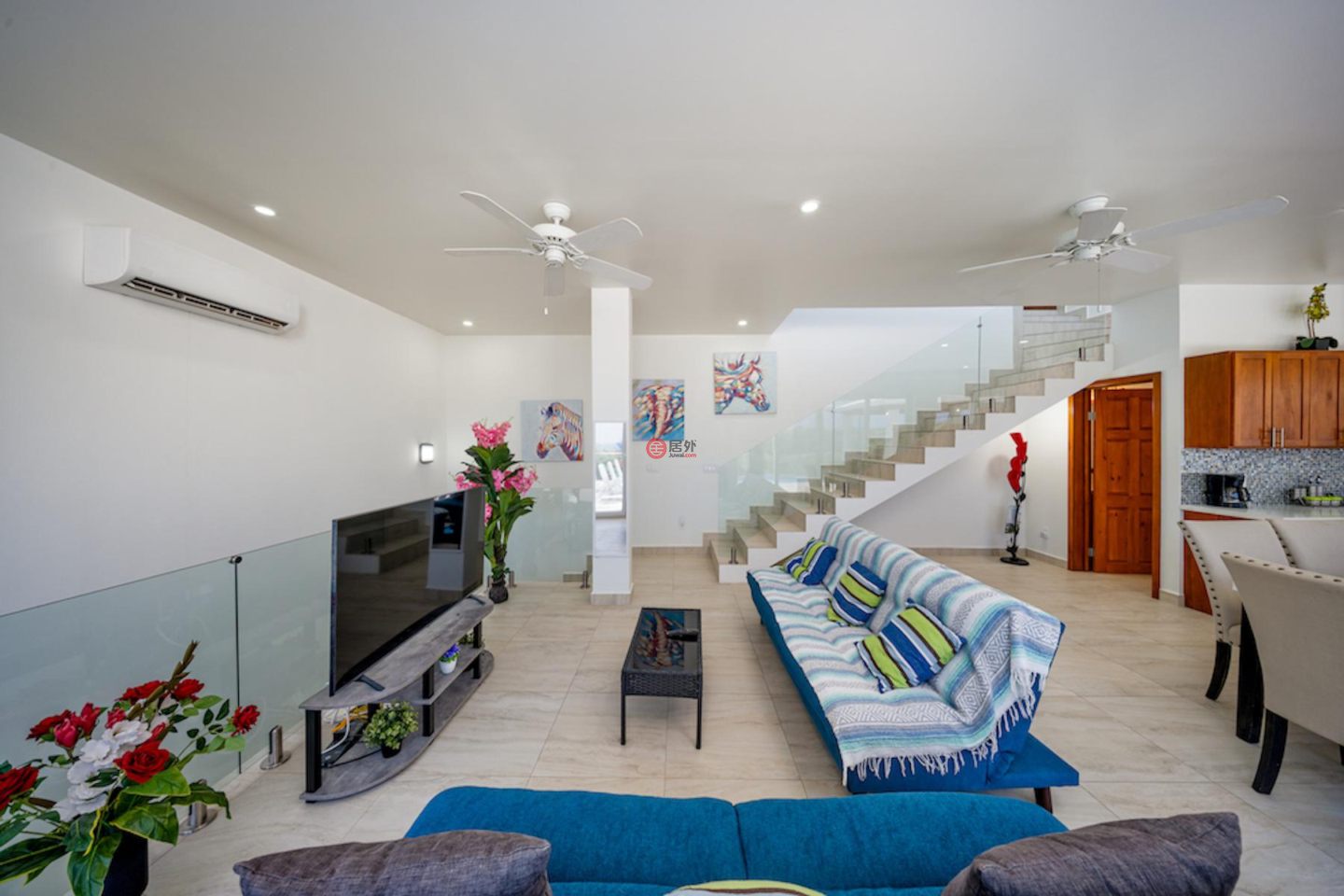 洪都拉斯海湾群岛Roatán的独栋别墅，Breathtaking Ocean View Home with Pool & Garage Coral Views Village，编号77617667