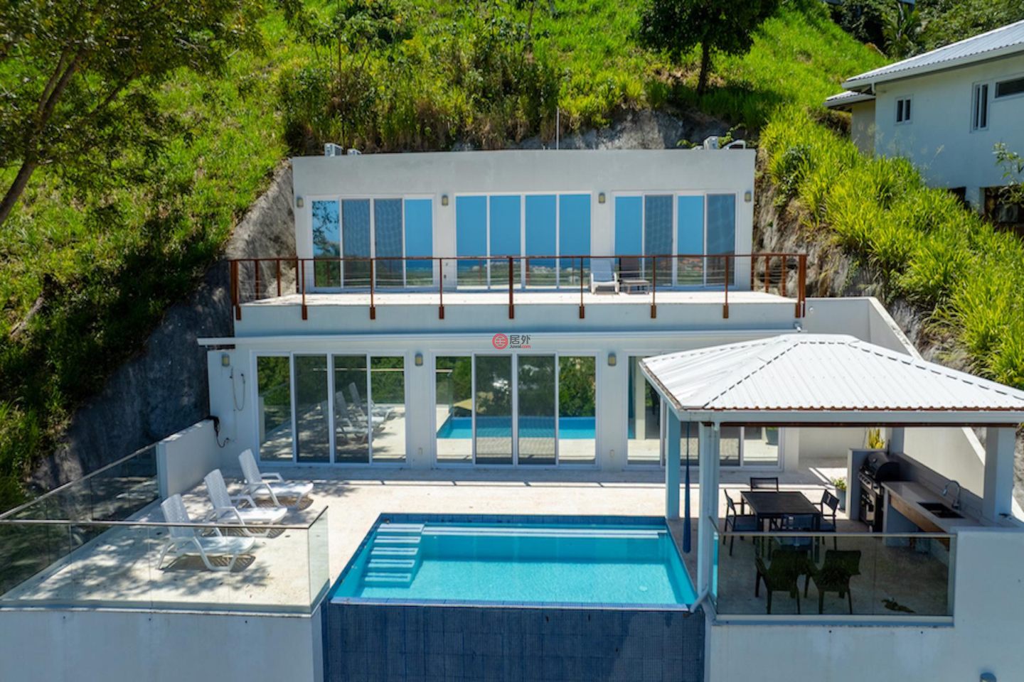 洪都拉斯海湾群岛Roatán的独栋别墅，Breathtaking Ocean View Home with Pool & Garage Coral Views Village，编号77617667