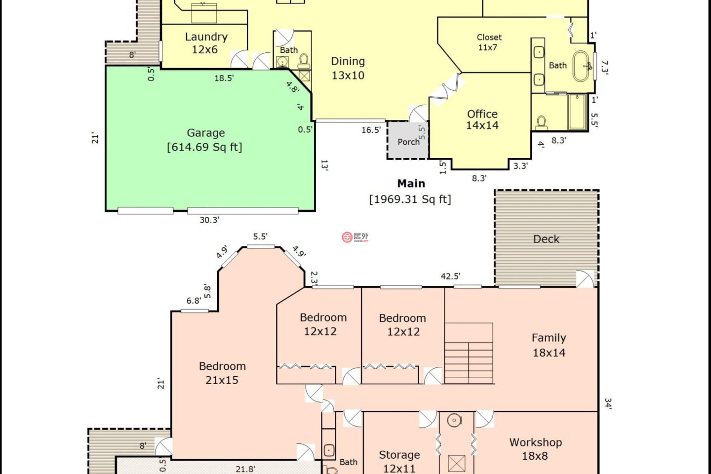 美国俄勒冈州波特兰的独栋别墅，700 SW 67TH PL，编号77637441