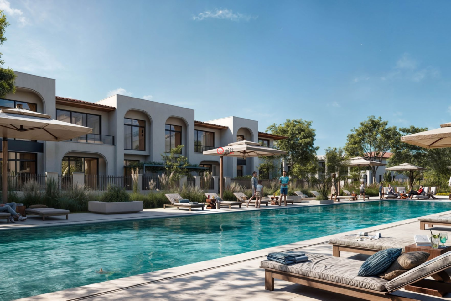 阿联酋Abu DhabiAbu Dhabi的联排别墅,Nawayef Village Hudariyat Island,编号78524223