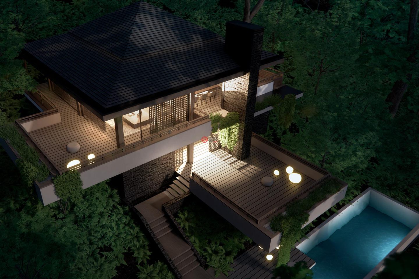 荷兰加勒比区Saba的独栋别墅，Haiku Inspired Mystique Villa，编号72670192