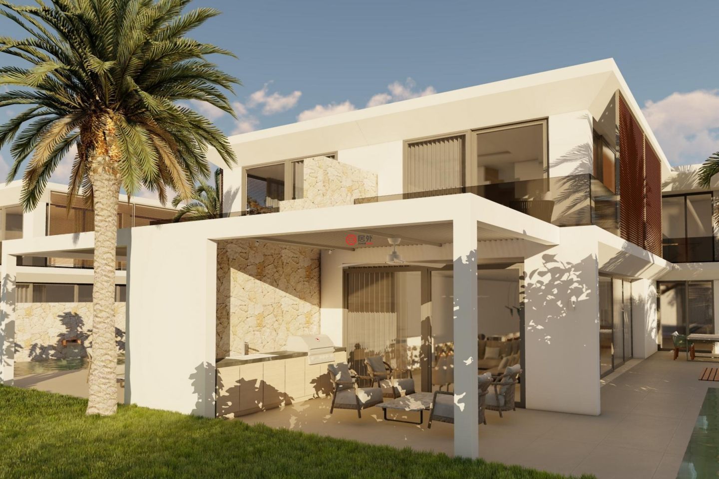 特克斯與凱科斯群島Grace Bay的联排别墅，Lot 3- One Step Grace Bay Luxury Townhomes，编号77947399