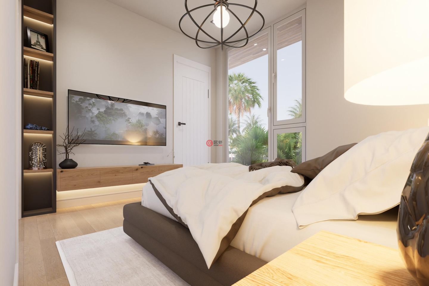 特克斯與凱科斯群島的独栋别墅，Lakeview Luxury Villa Venetian Road，编号78509786