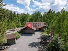 美国怀俄明州星谷牧场的独栋别墅，332 Forest，编号77537826