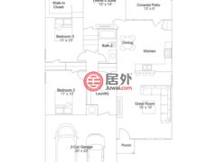 美国密苏里州布卢斯普林斯的独栋别墅，Plan: RC Baltimore 8033 SE 6th Terrace，编号77881828
